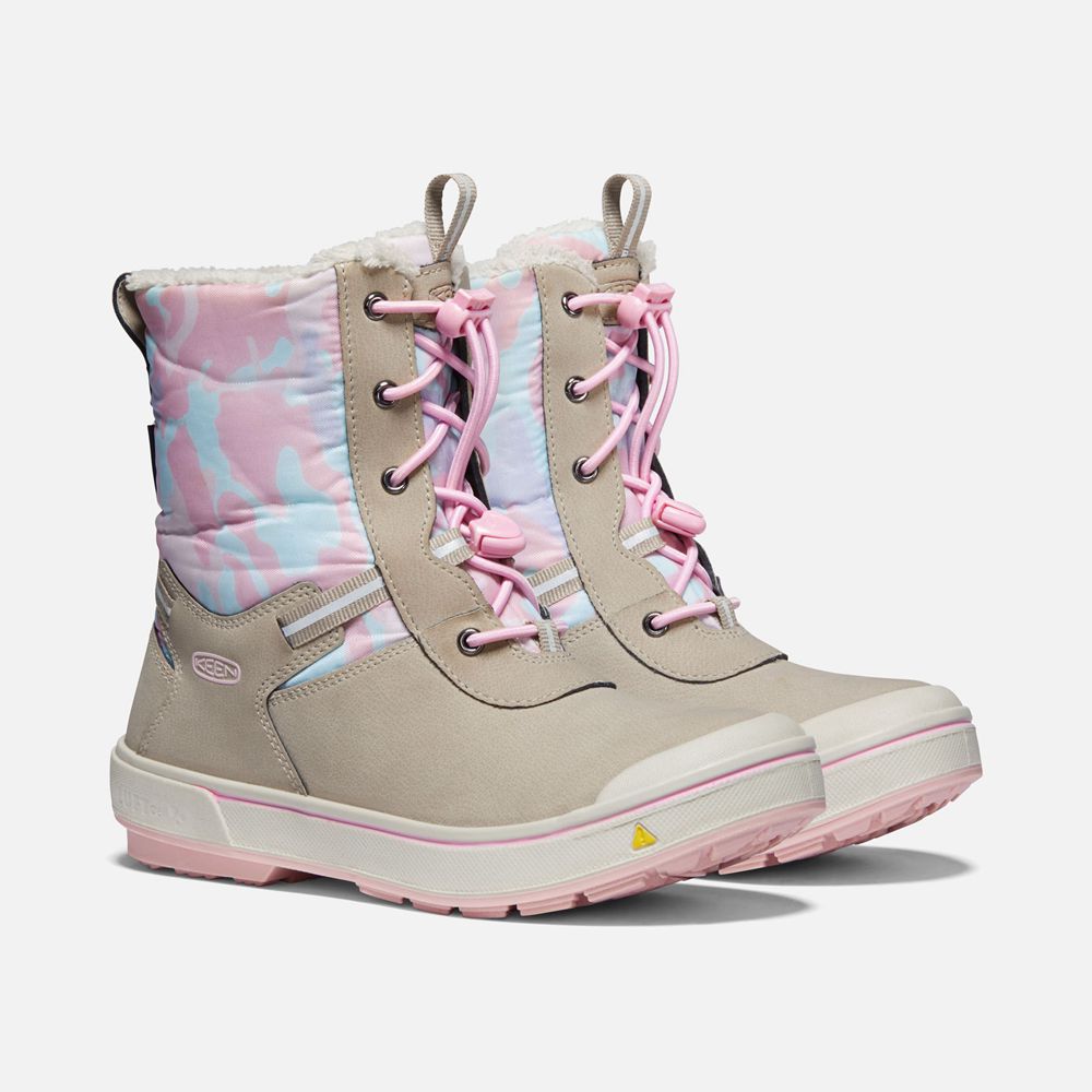 Keen Laarzen Kinderen Beige/Roze - Kelsa Waterproof - 65302-LNXW